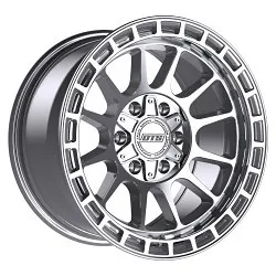 DROPSTARS TRAIL SERIES 606MS 20X9 SILVER WITH MACHINED FACE